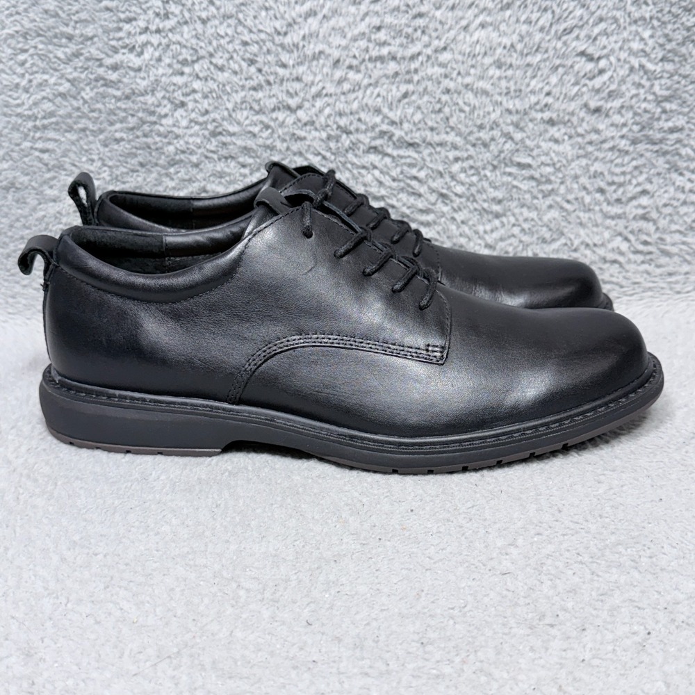 Align Atworth Plain Toe Oxford Mens Size 13 Shoes Black Leather AL0007201